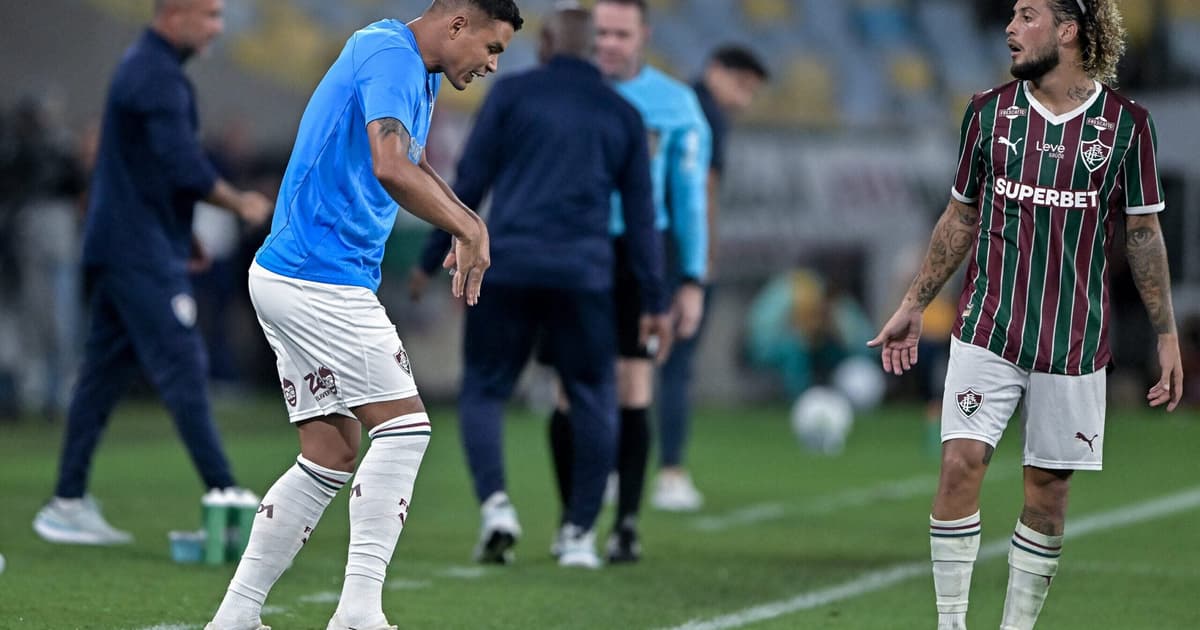 Técnico? Cena de Thiago Silva chama atenção em Fluminense x Palmeiras
