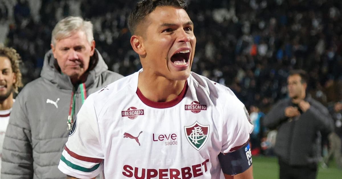 Thiago Silva emociona em discurso antes da classificação do Fluminense na Libertadores