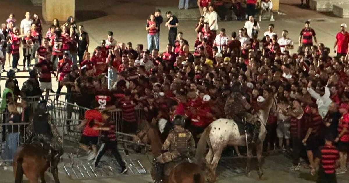 Flamengo agradece à polícia após confusão envolvendo torcedores no Mineirão