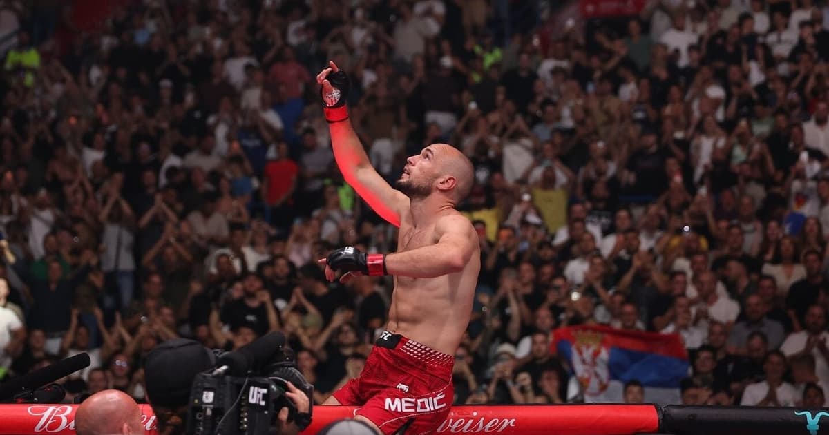 Com brilho de brasileiros, UFC Belgrado tem recordes de finalizações