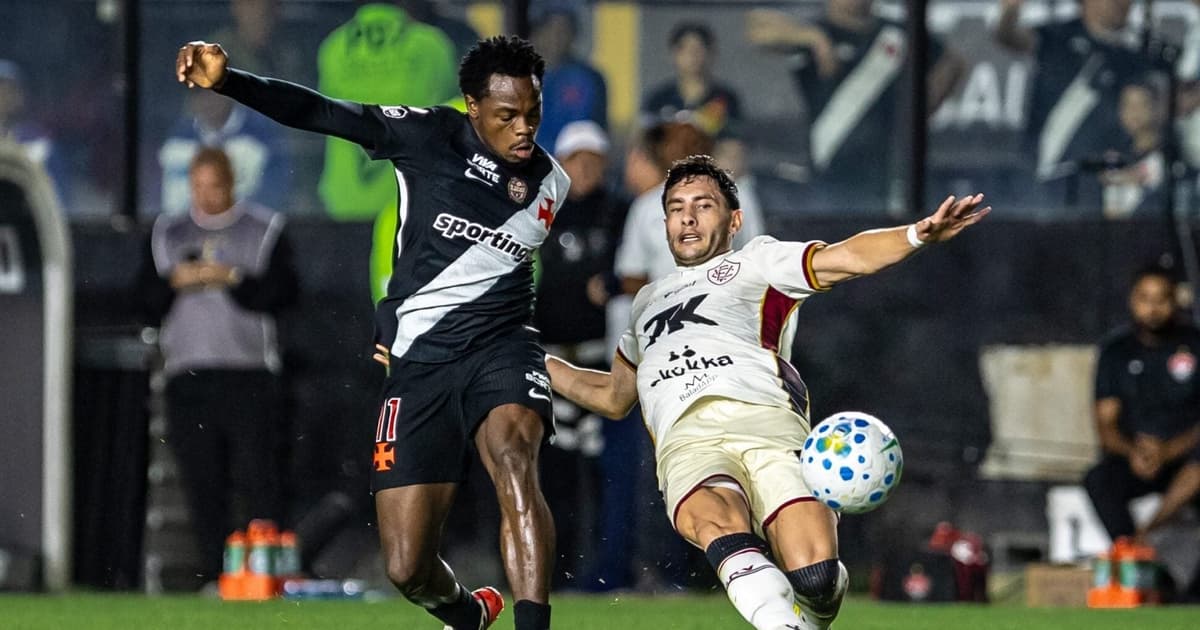 Veja gol em Vasco x Vitória: Andrés Gómez abre o placar