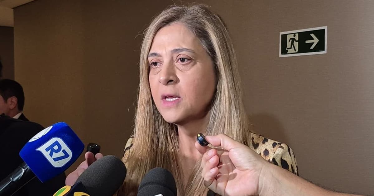 Fala de Leila Pereira, do Palmeiras, sobre o Flamengo viraliza: 'Piada'