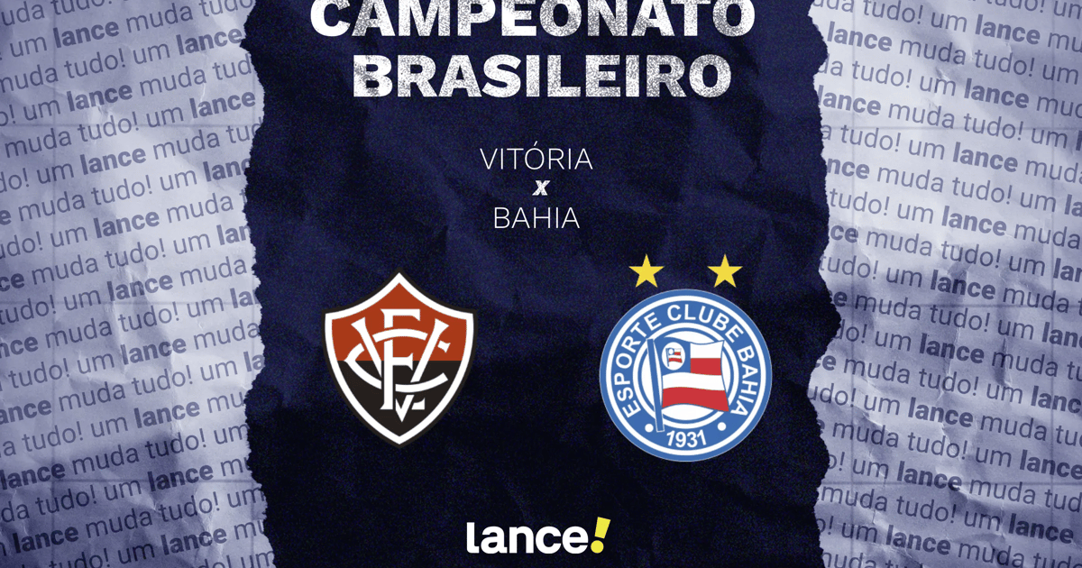 Vitória x Bahia: escalações e onde assistir ao clássico válido pelo Brasileirão