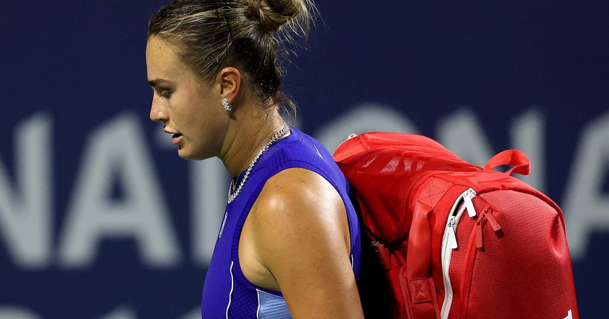 Eliminada no Canadá, Sabalenka tem liderança garantida por mais uma semana