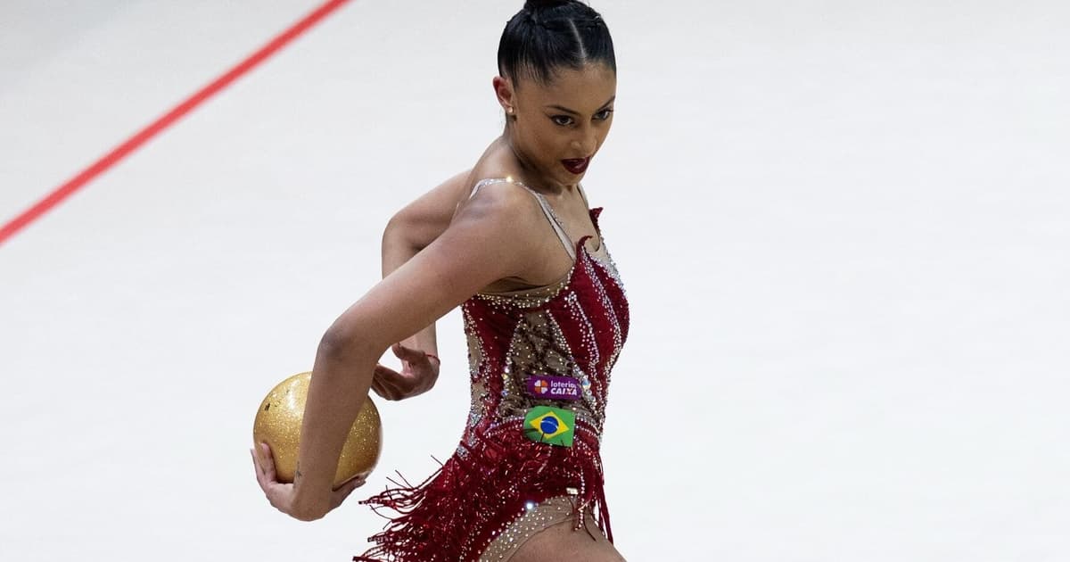 Babi Domingos fica em último lugar na final do Mundial de Ginástica Rítmica