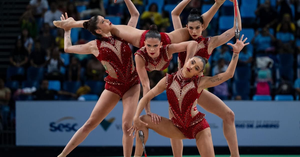 Brasil busca vaga em LA 2028 no Mundial de Ginástica Rítmica