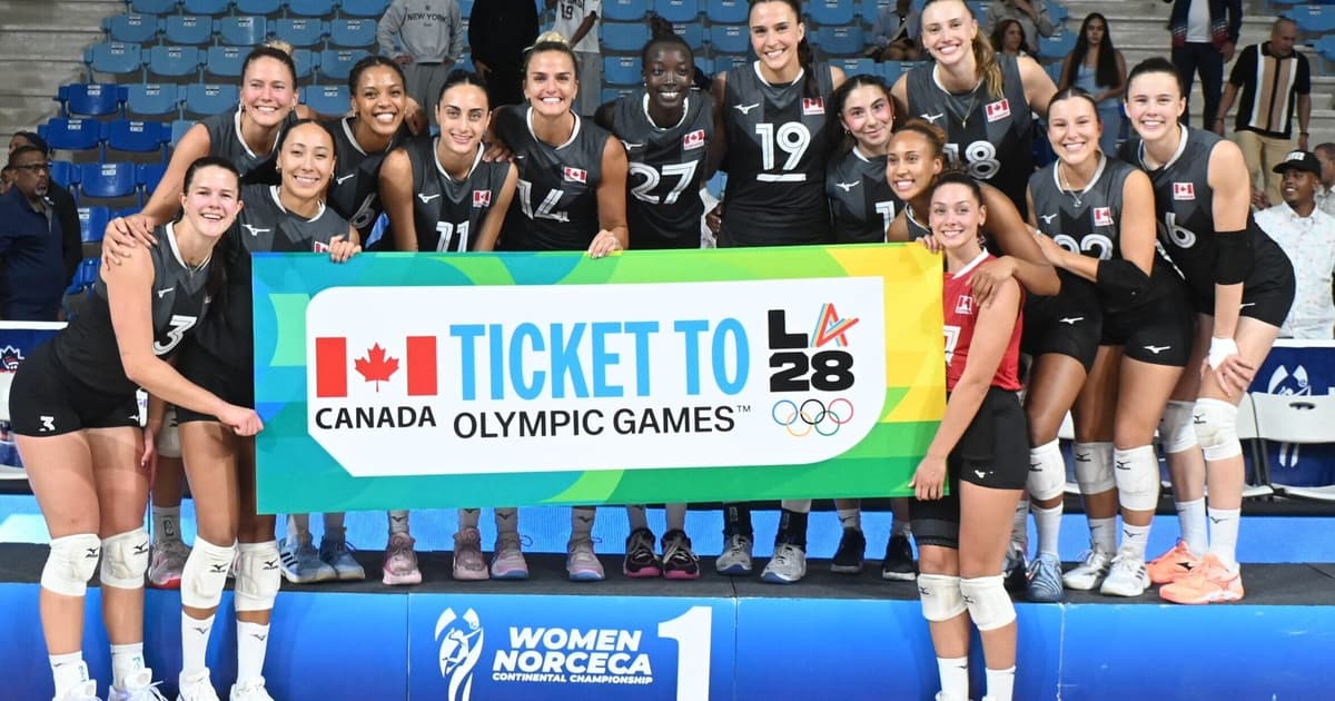 Canadá é a segunda seleção de vôlei classificada para Los Angeles 2028
