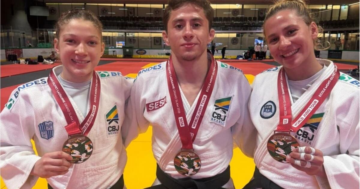 Judô brasileiro abre Grand Slam de Lausanne com três medalhas