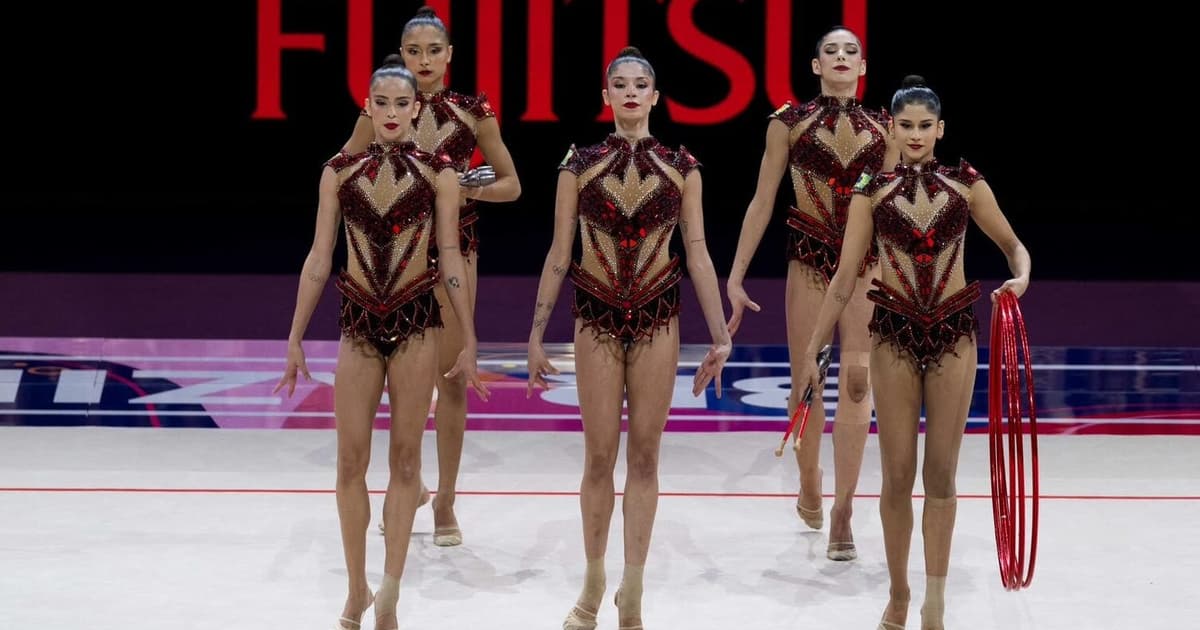 Ginástica rítmica garante primeira vaga do Brasil em Los Angeles 2028