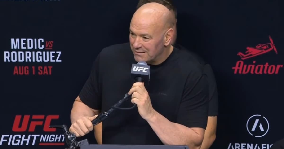 Dana White ataca fã em coletiva do UFC Belgrado: 'Pergunta de m*'