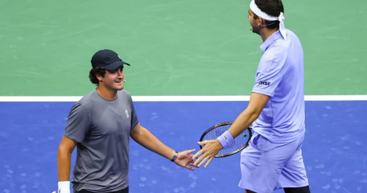 João Fonseca joga exibição no US Open com freguês americano