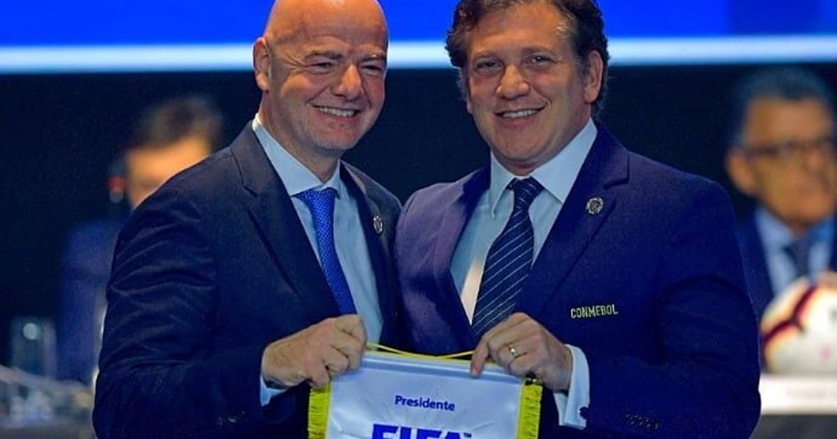 Conmebol reforça apoio a Infantino e se distancia da Uefa em crise na Fifa