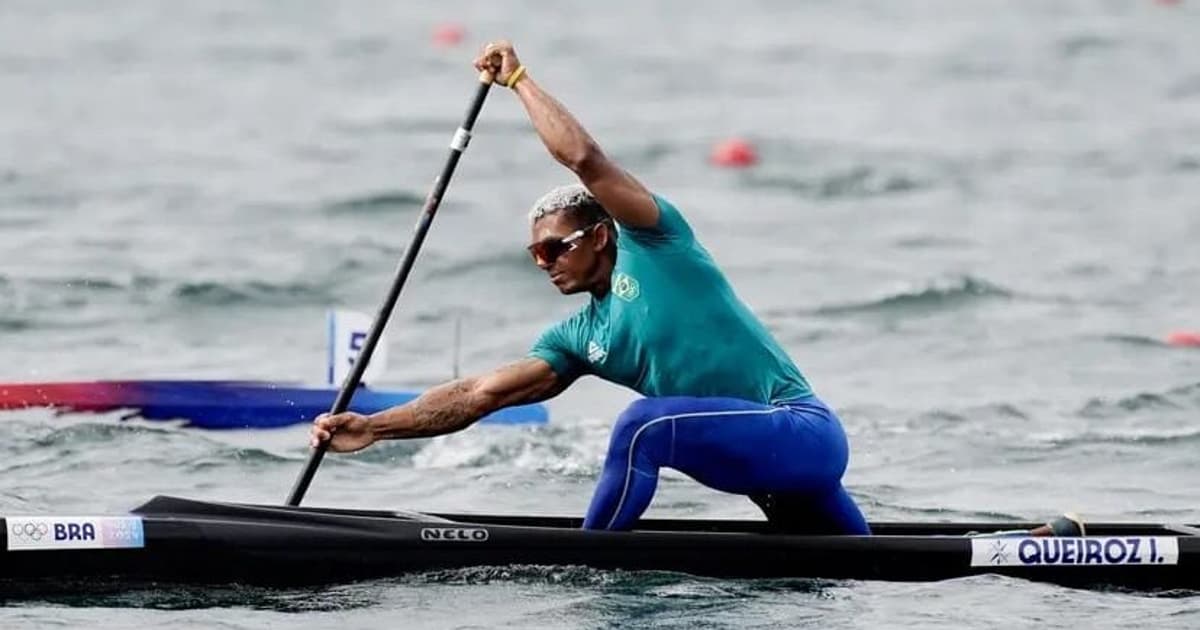Isaquias Queiroz termina em último nos 1000m e busca medalha nos 500m