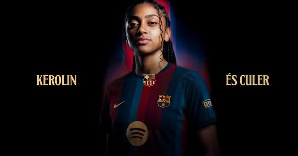 Kerolin é anunciada pelo Barcelona e se torna maior transferência do clube no feminino