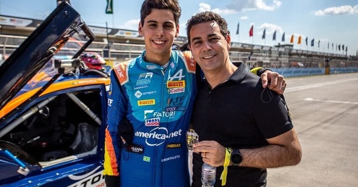 Dia dos Pais: Lincoln celebra 'missão cumprida' com Gabriel Bortoleto na F1