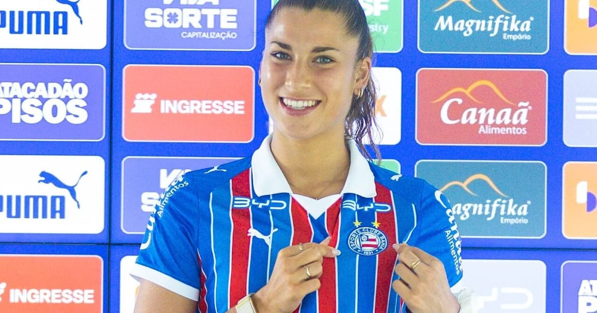 Entenda o que levou atacante alemã a escolher o Bahia para viver primeira experiência no futebol brasileiro