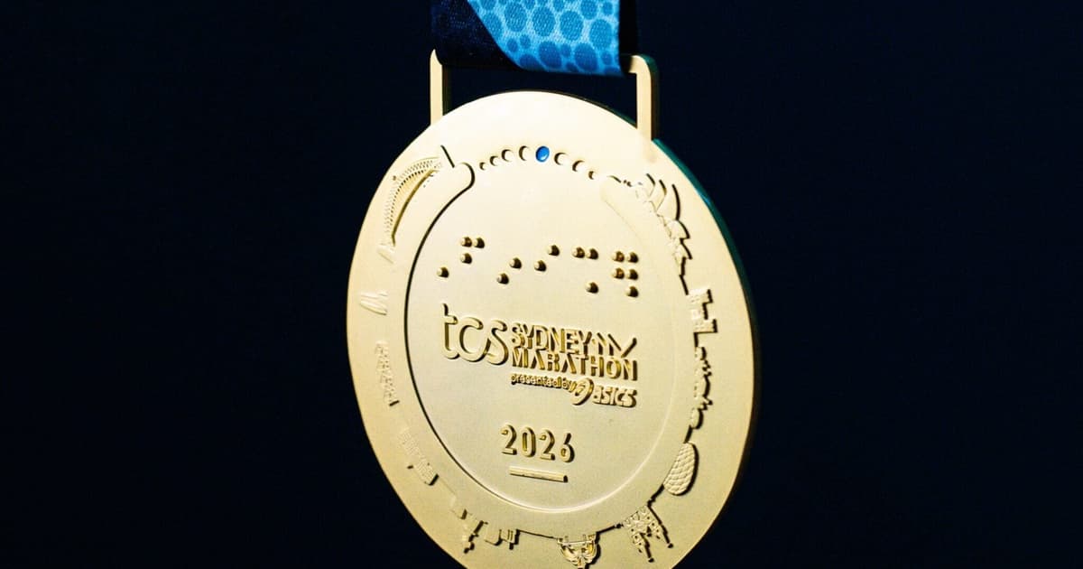 Gafe! Maratona de Sydney retrata estádio alemão na medalha