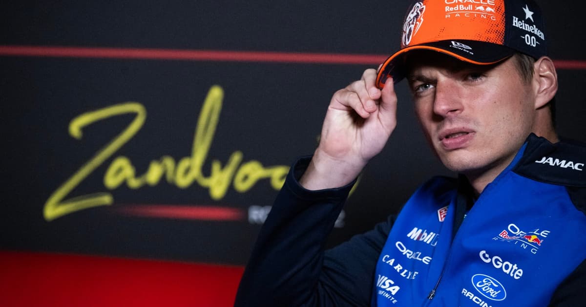 Max Verstappen chega doente para GP da Holanda na F1