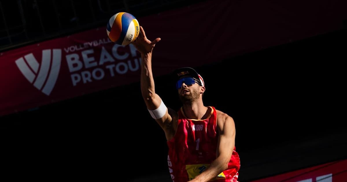 Anders Mol, do vôlei de praia, substituirá Darlan na quadra