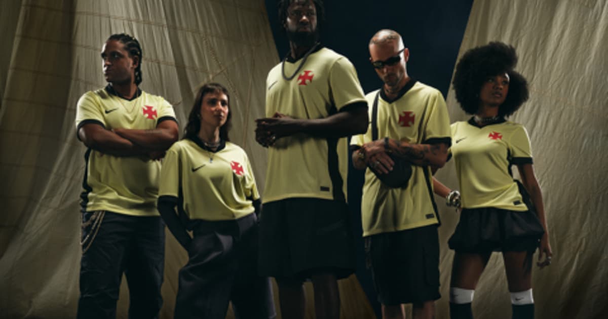 Vasco lança nova camisa III; veja fotos e entenda significado da campanha