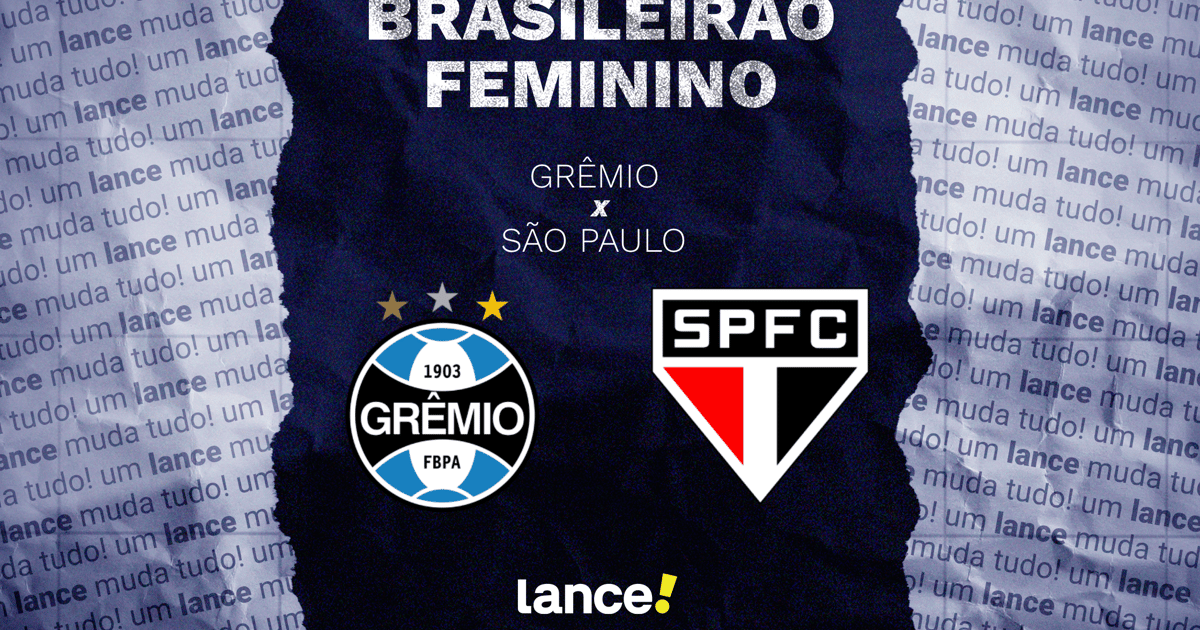 Grêmio x São Paulo: onde assistir ao jogo do Brasileirão Feminino