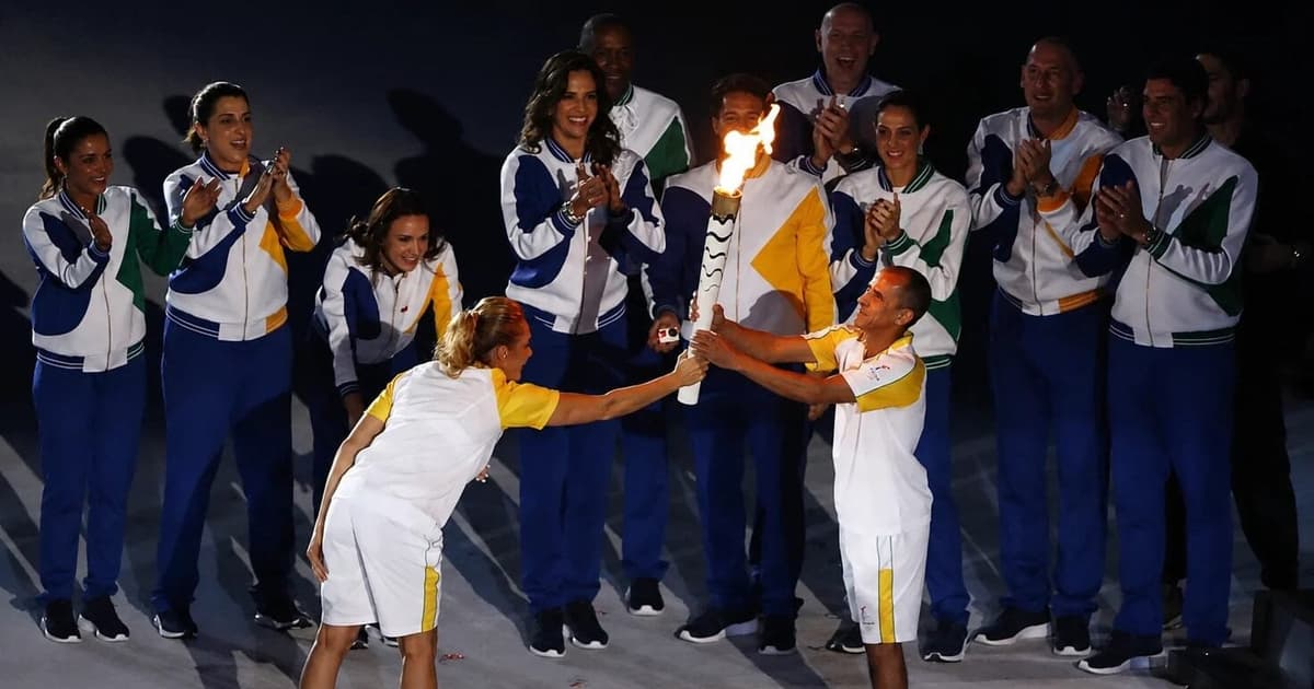 De Gisele Bundchen a Vanderlei: os 10 anos da abertura dos Jogos Rio 2016