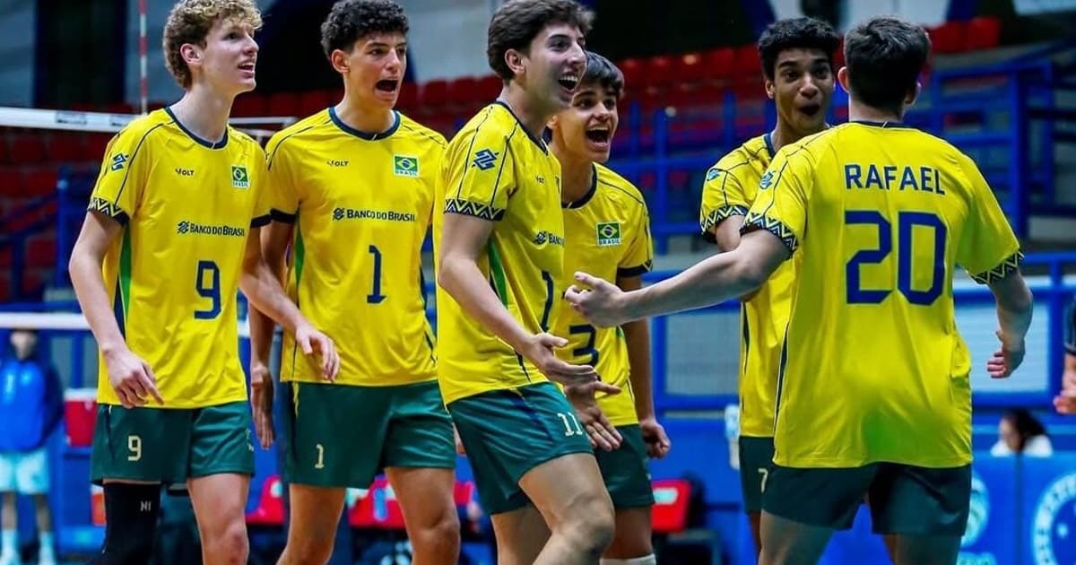 No Mundial sub-17, Brasil tenta tirar base do vôlei masculino da má fase