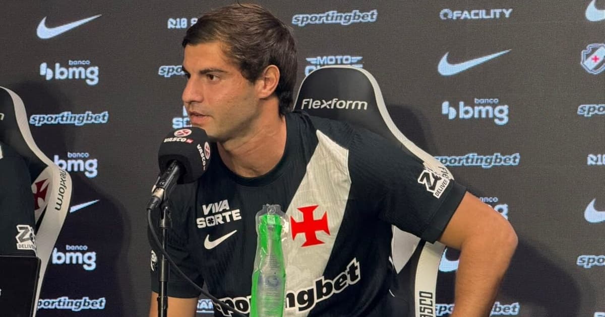 Sosa é apresentado pelo Vasco e projeta duelo com o Santos: 'Temos uma final'