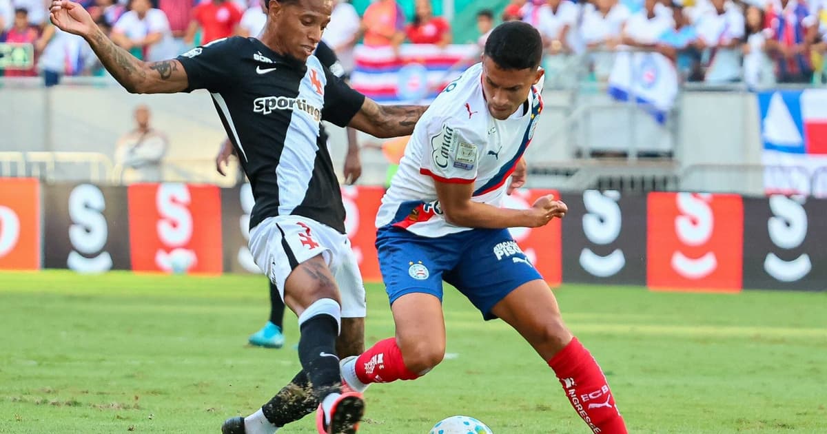 Em jogo com quatro gols anulados, Vasco e Bahia ficam no empate