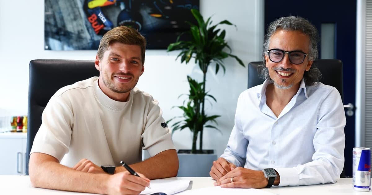 F1: Verstappen encerra rumores e renova com a Red Bull