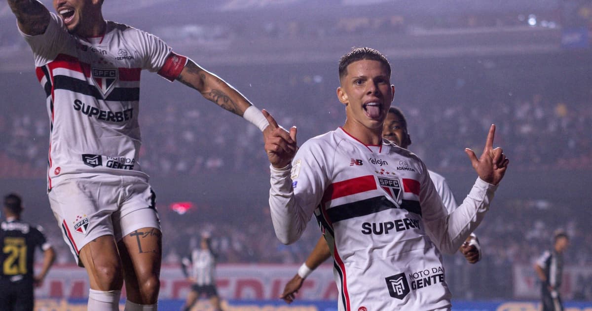 São Paulo domina, vence o Atlético-MG e ganha respiro no Brasileirão