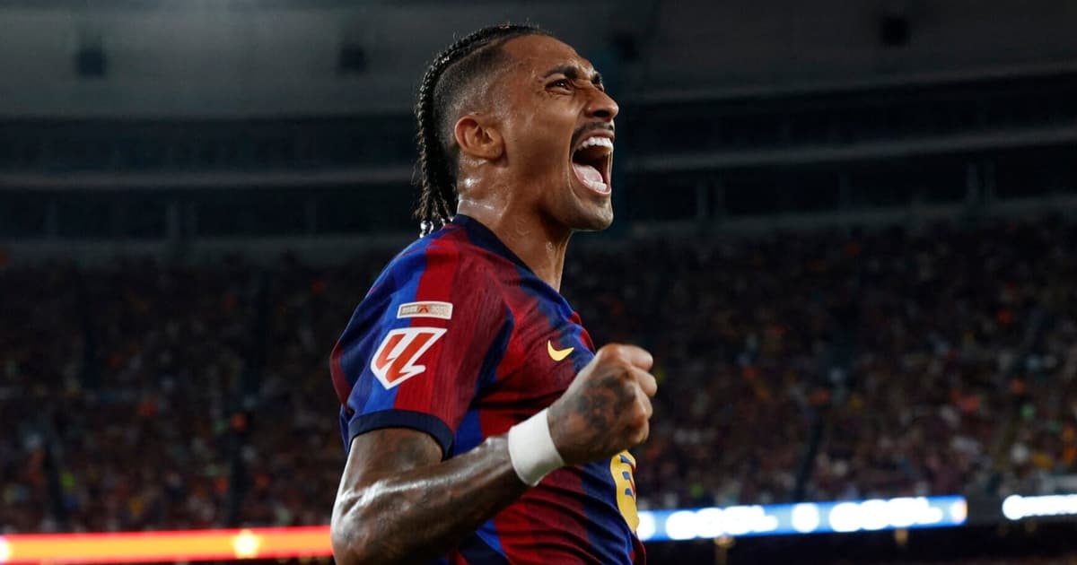 Raphinha iguala Messi e faz história pelo Barcelona06/09/2026 - 13:47