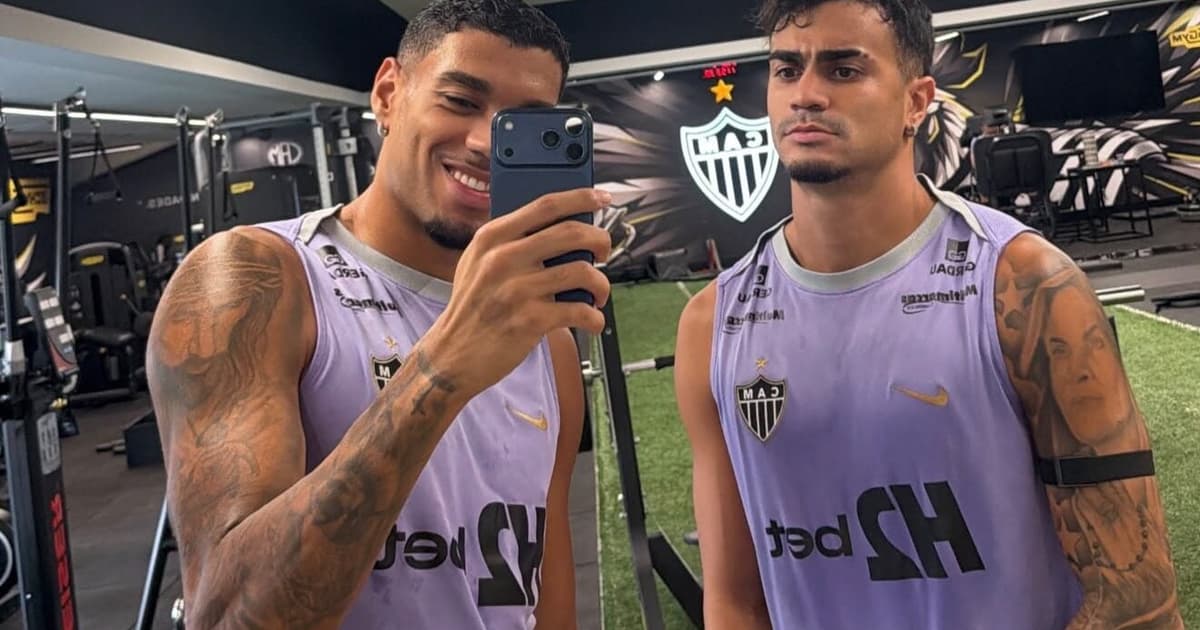 Reinier e Ruan seguem recuperação na Cidade do Galo durante folga