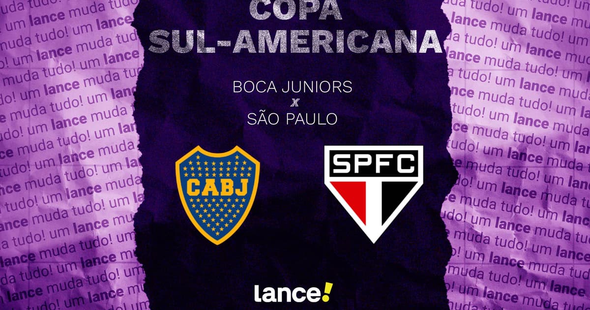 Boca Juniors x São Paulo: duelo de ida das quartas da Sul-Americana