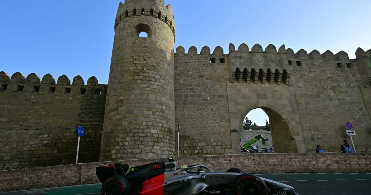 Corrida emocionante no GP do Azerbaijão com Russell liderando a F1 2026