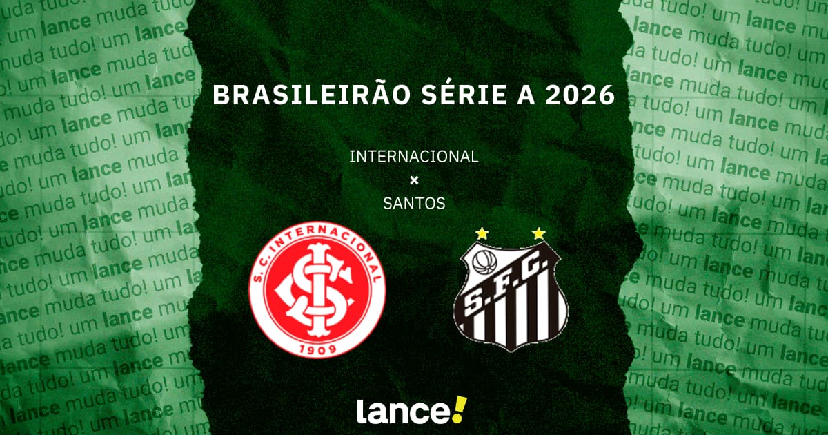 Internacional x Santos: onde assistir, horário e escalações