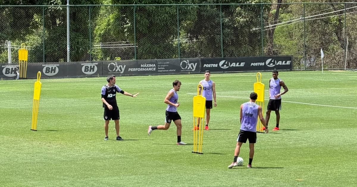 Treino aberto do Atlético: Victor Hugo avança e desfalques são ausências