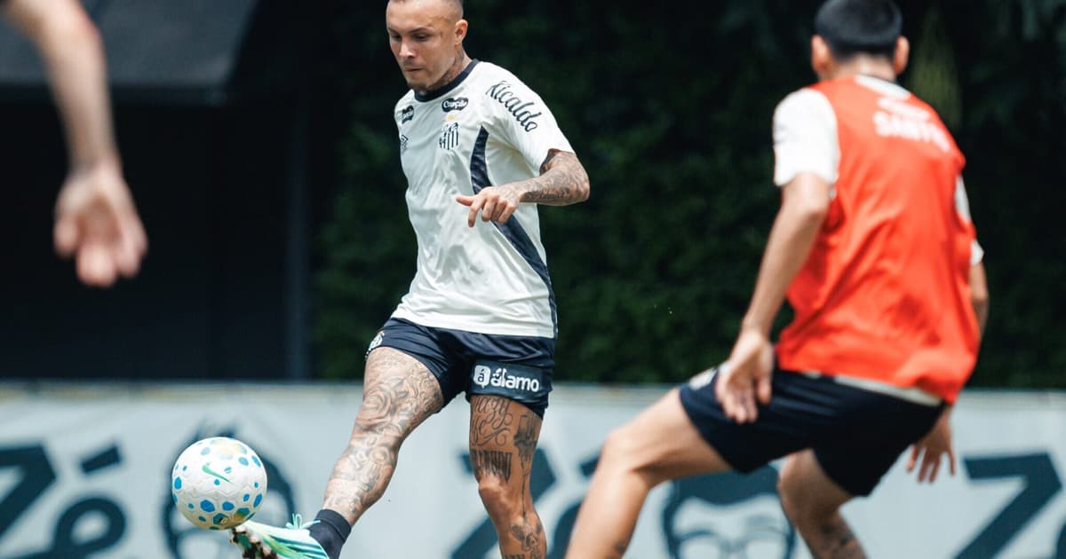 Com Cebolinha de volta e Neymar como dúvida, Santos se reapresenta focado no Atlético-MG