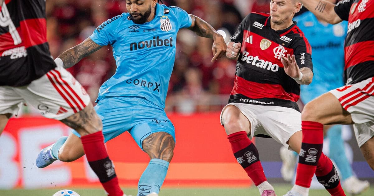 Carrasco do Santos, Gabigol pena em jogos contra o Flamengo