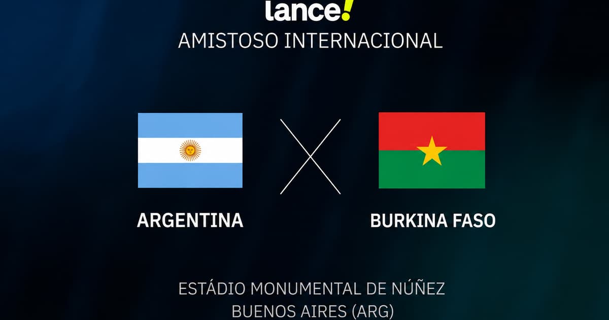 Argentina x Burkina Faso: onde assistir, horário e escalações
