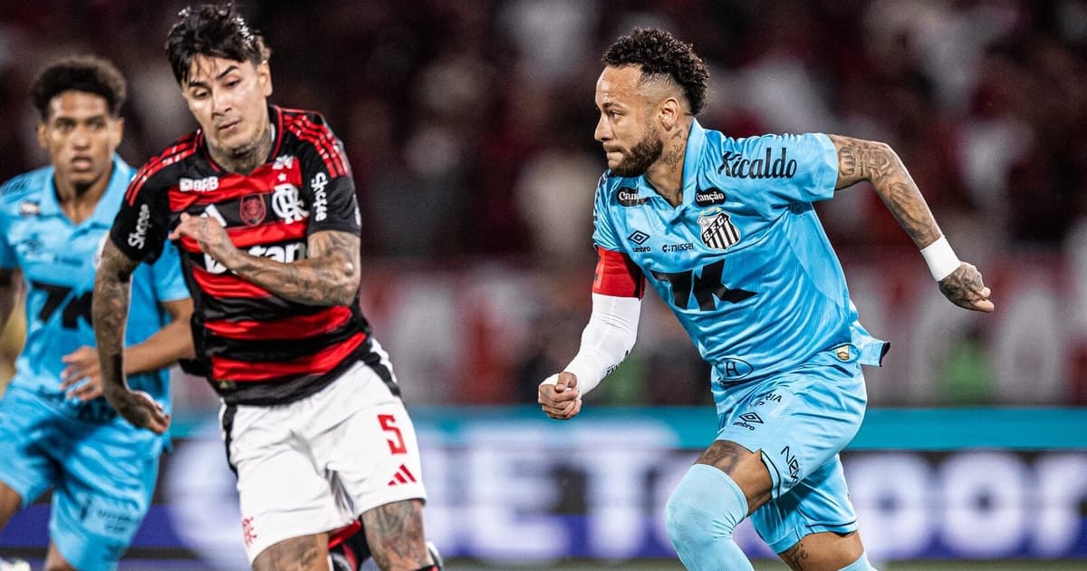 Santos e Flamengo fazem duelo de líderes do returno na Vila Belmiro