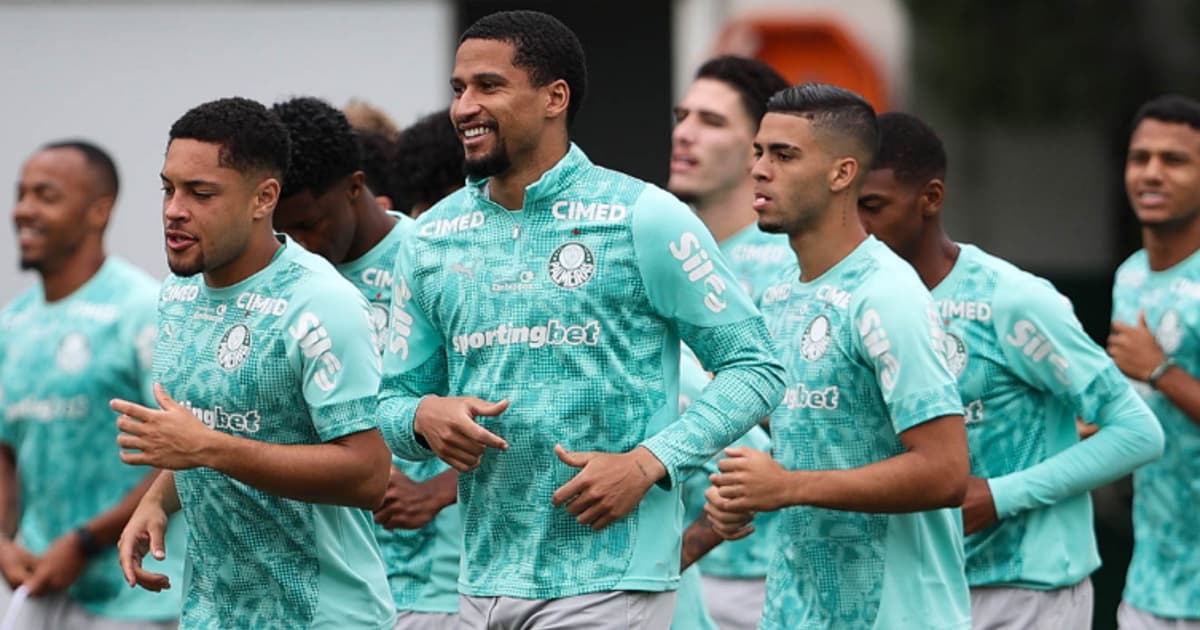 Palmeiras faz coletivo; Paulinho segue preparação