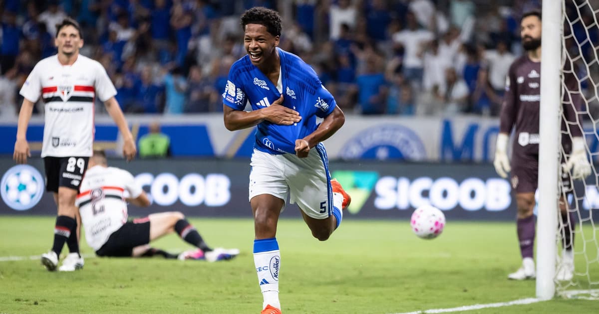 Cruzeiro brilha no Mineirão e supera o São Paulo com gols de jovens talentos