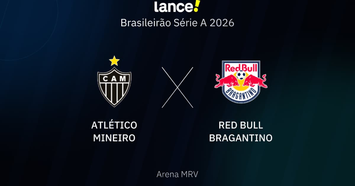 Atlético-MG recebe o Bragantino em jogo atrasado da 21ª rodada