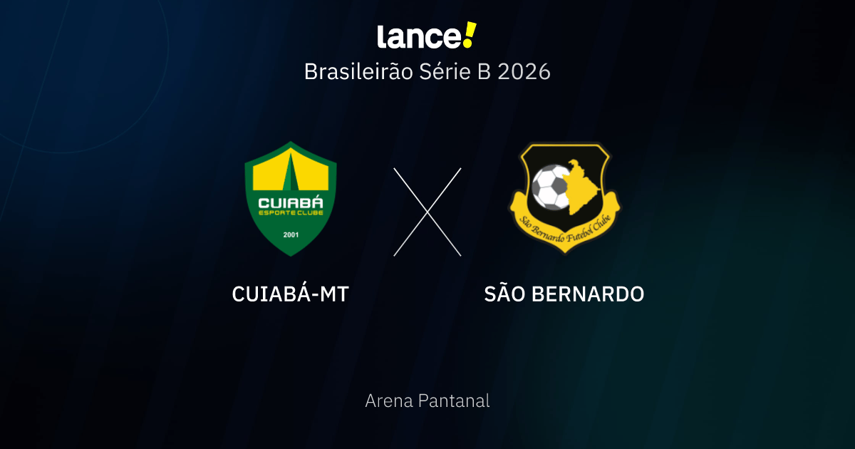 Cuiabá-MT e São Bernardo se enfrentam na Arena Pantanal em Cuiabá
