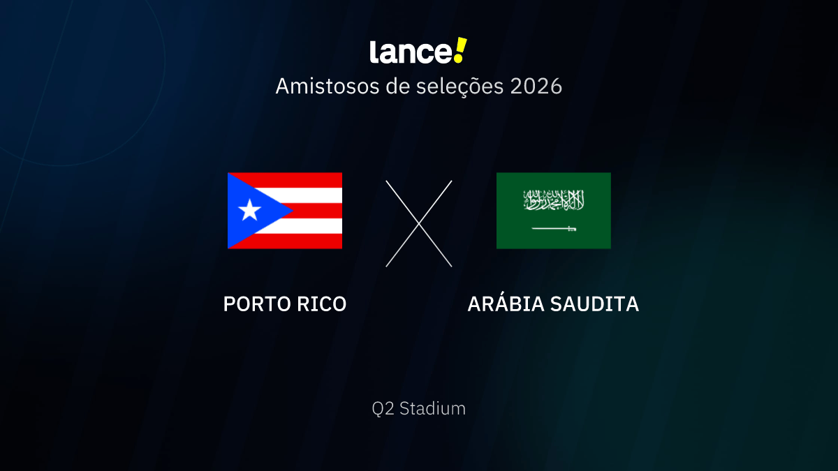 Tempo Real | Porto Rico x Arábia Saudita | LANCE!