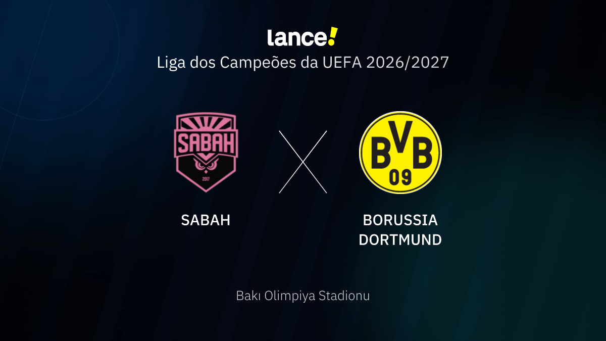 Sabah e Borussia Dortmund se enfrentam na Liga dos Campeões