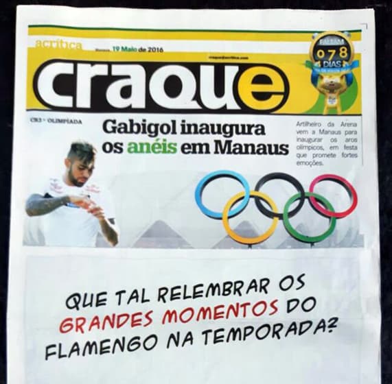 Com presença de Gabigol, Arena da Amazônia lança 'Anéis Olímpicos