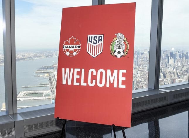 México, Estados Unidos e Canadá vão sediar a Copa do Mundo de 2026 