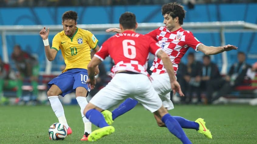 Brasil vence Croácia por 3 a 1 no jogo de abertura da Copa do